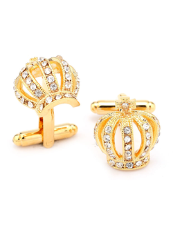 Запонки корона "Crown"