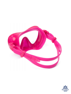 Маска для дайвинга с трубкой Scuba Brothers Flipper Pink, комплект