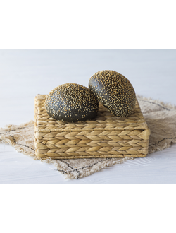 Булочка для чёрного бургера с кунжутом (100 г)