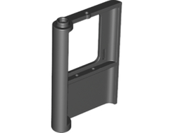 Door 1 x 4 x 5 Train Right, Thick Support at Bottom, Black (42819 / 6247132)