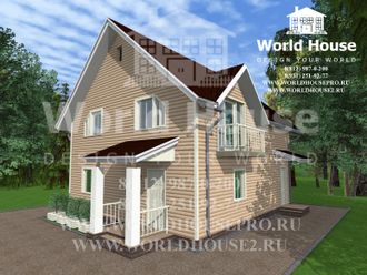 Проект деревянного дома №2