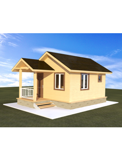 Б-23 ГАБАРИТНЫЕ РАЗМЕРЫ: (4Х6.5М) 1 ЭТАЖ, ОБЩАЯ ПЛОЩАДЬ: 23М²