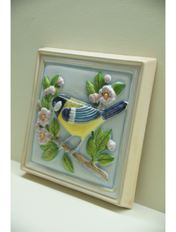 Синица (панно)