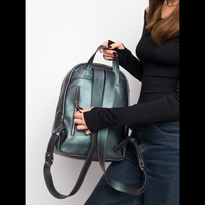 Женский кожаный рюкзак Albiate Premium northern lights 
(арт. 3103-57)