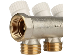 Коллектор STOUT распределительный 3/4", 4 отвода 3/4"ЕК (Арт. SMB 6851 343404)