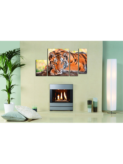 Модульная картина "Отдых тигра"