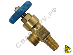 Вентиль кислородный мембранный БАМЗ ВБМ-1-42 W19.2 - G3/4 20МПа для малого баллона