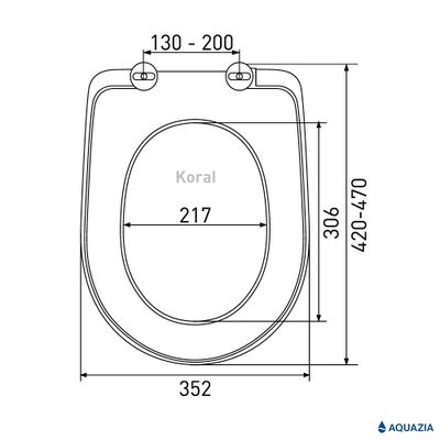 Сидение для унитаза Koral A