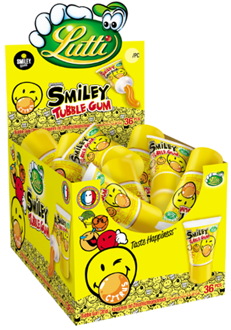 Tubble Gum Smiley Citrus 35g (36 шт)