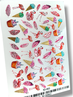 Хрустальные 3d слайдеры 3D-863