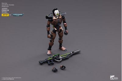 Дезмарки Некронов (Warhammer 40k) - КОЛЛЕКЦИОННАЯ ФИГУРКА 1/18 Necrons Szarekhan Dynasty Deathmark (JT4164) - JOYTOY