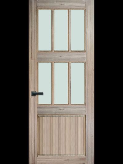 Двери из лиственницы ДО 7Ф под стекло