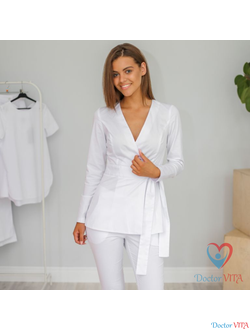 БЛУЗА DOCLIKE DL415 белая