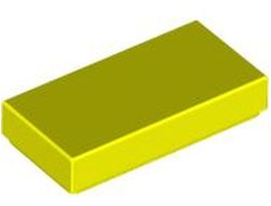 Tile 1 x 2, Neon Yellow (3069 / 6392235)