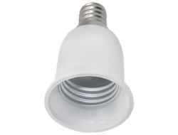 Переходник Ecola с цоколя E14 на E27 Белый A4T14WEAY