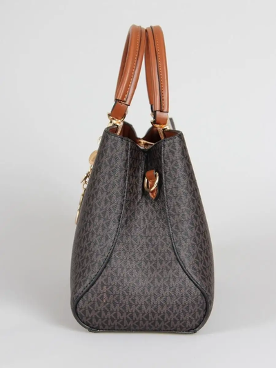 Сумка Michael Kors Cynthia Logo Small Brown