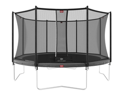 Батут BERG Favorit Grey 430 + защитная сетка Safety Net Comfort