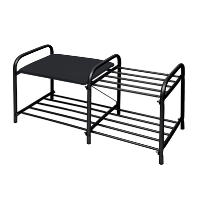 Этажерка "Люкс" ЭТЛ1-1, цвет черный/матовый черный