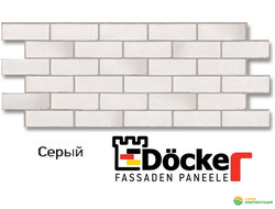 Фасадные панели Docke-R (Дёкер) коллекции Berg (Берг) цвет: Серый