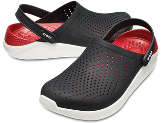 Crocs literide black red new arrivals