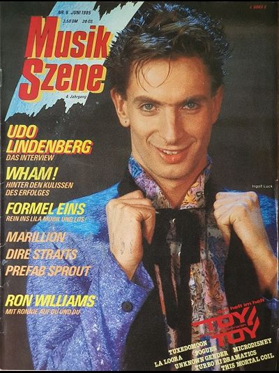 Music Szene Magazine June 1985 Ingolf Luck, Udo Linde, Иностранные музыкальные журналы, Intpressshop
