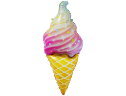 Фольгированная фигура "Искрящееся мороженое"