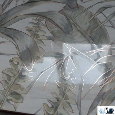 Декор настенный Belani Palissandro Oasis 30 х 60 см с золотом Береза керамика