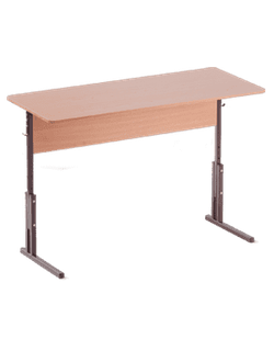 Стол ученический 2-местный регулируемый пластик