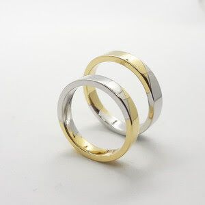 Обручальные кольца из комбинированного золота