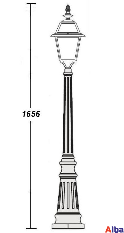 Faro frost 91111 Парковый светильник H165