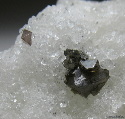 Шеелит на кварце. США. 44*25*19мм