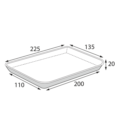 Подложка для сервировки 400 мл