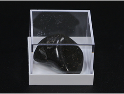 Метеорит "Царёв" в пластиковом боксе, галтовка, Россия, Волгоградская обл (22*15*10 мм, 6,3 г) №23453