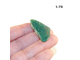Авантюрин натуральный (галтовка) зеленый №1-73: 5,4г - 38*18*5мм