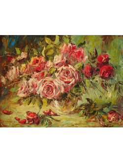 Картина Розовое наслаждение Круглова Светлана