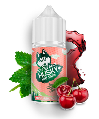 HUSKY MINT SALT (STRONG) 30ml - SAKURA FOREST (ВИШНЯ И ПЕРЕЧНАЯ МЯТА)