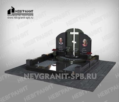 Гранитный памятник семейный 792