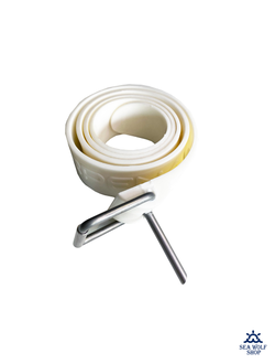 Ремень пояс грузовой Scorpena полимерный Apnea L/XL, белый