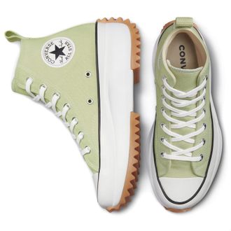 Platform converse cheap green