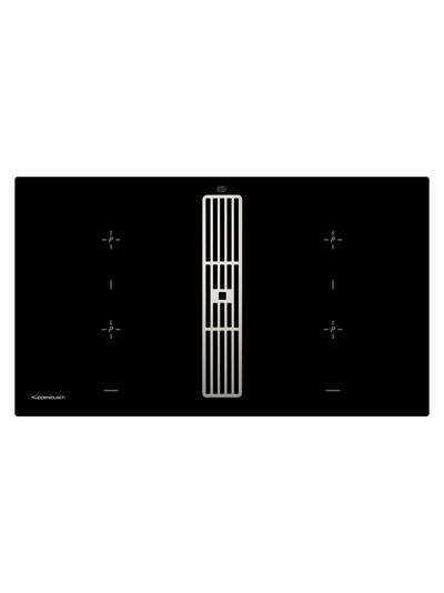 Индукционная варочная панель с вытяжкой Kuppersbusch KMI 9850.0 SR Stainless Steel