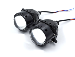 Билед модули Aozoom A15 24 вольта, 3.0 дюйма, 2 чипа, 5500K, 24V, 58W/65W, крепление 3R и съемное гаечное (комплект, 2шт)