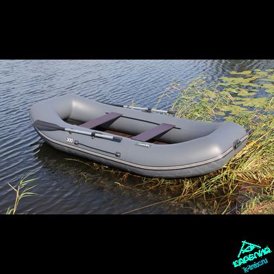 Лодка ПВХ Pelican Гавиал Гребная 300 Classic + слань