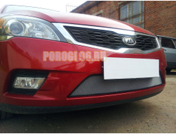 Защита радиатора KIA Ceed I рестайлинг 2010-2012 chrome