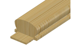 Поручень из сосны 70х45 (выборка 50х5)