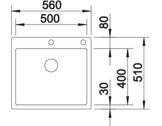 Мойка Blanco Claron 500-IF/A