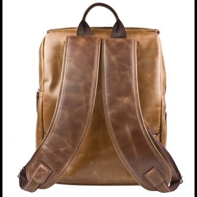 Кожаный рюкзак Santerno cognac/brown (арт. 3007-03)