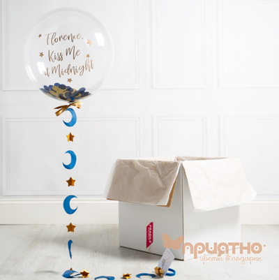 СЕТ ИЗ ВОЗДУШНЫХ ШАРИКОВ "ЛУНА И ЗВЁЗДЫ"