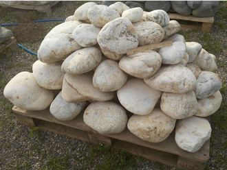 Кварц окатанный 200-400 мм.