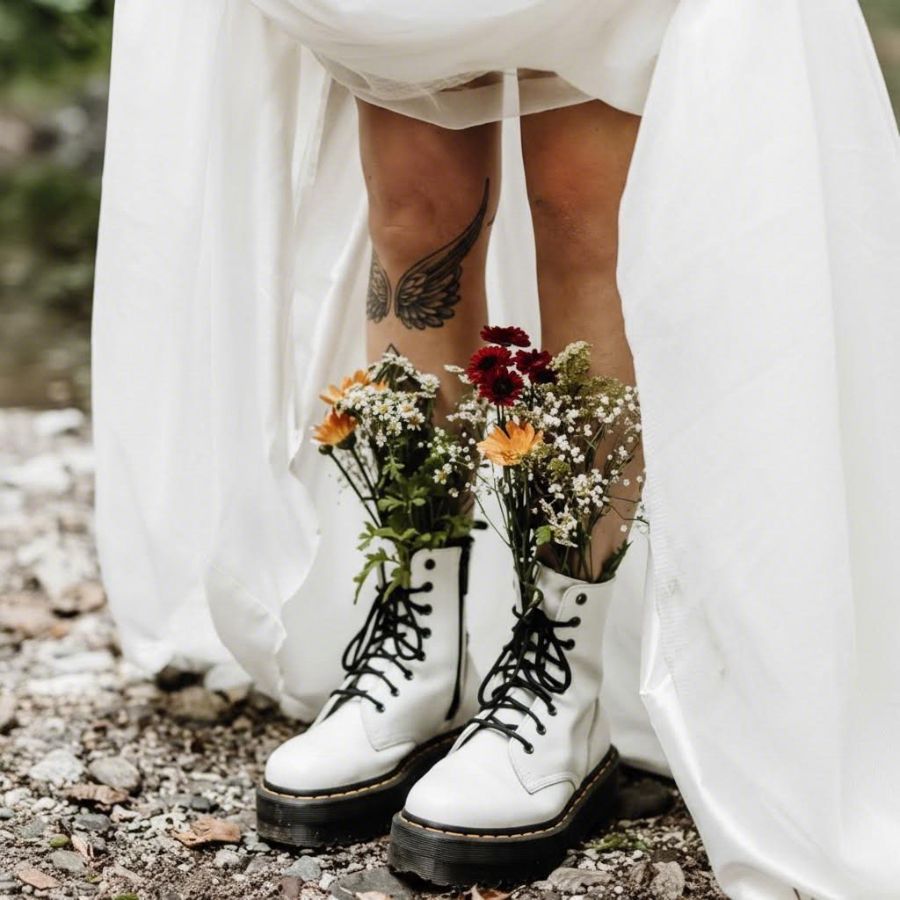 невеста в dr.martens