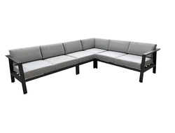 Угловой диван из алюминия Graphite plus